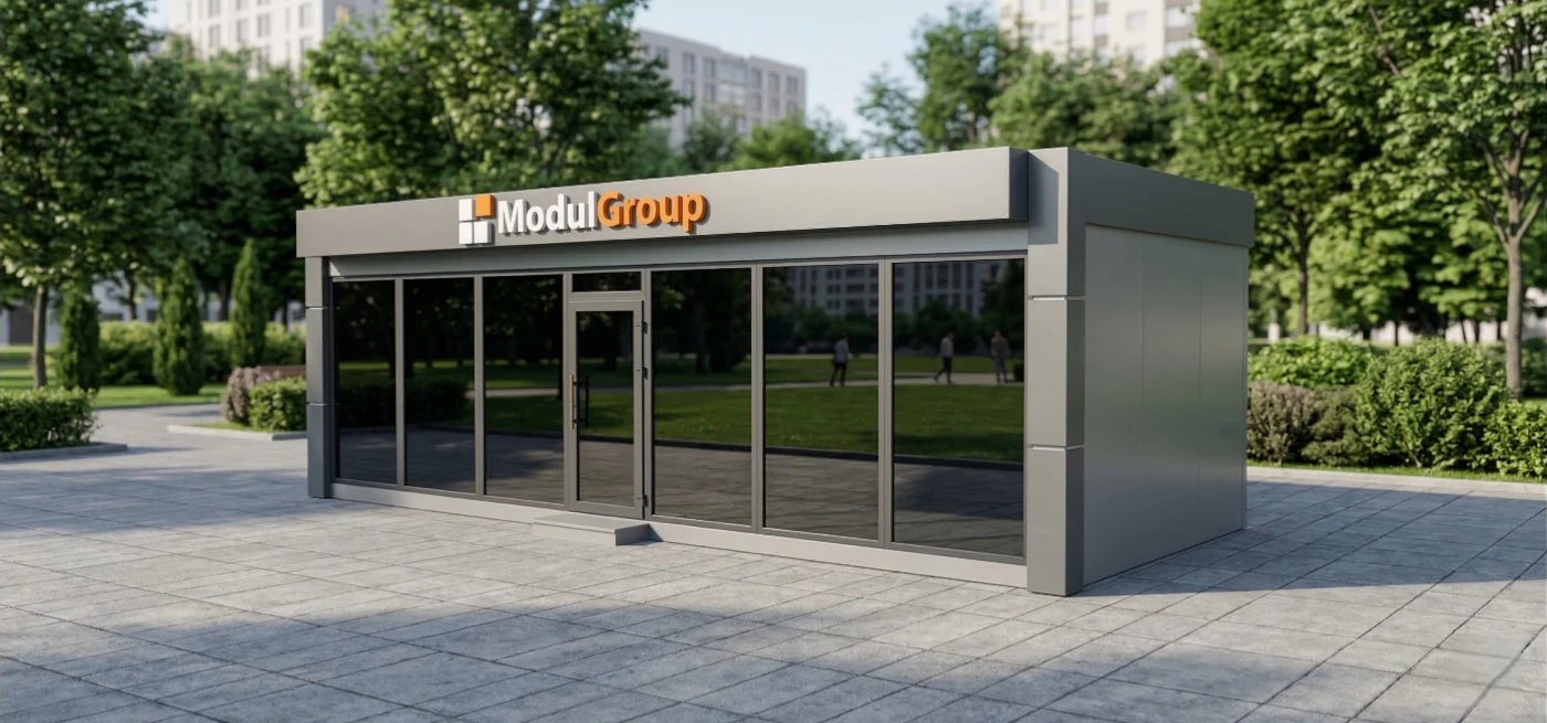 ModulGroup: виготовлення павільйонів МАФ Київ замовити проект