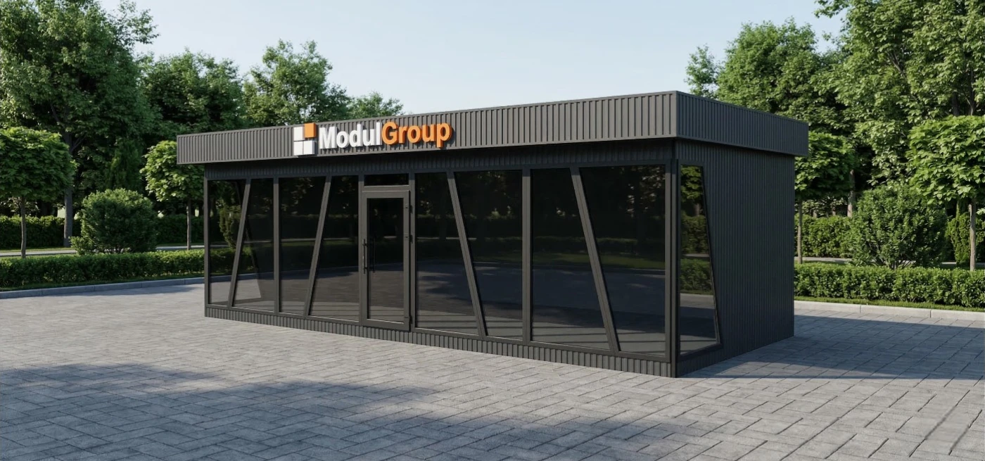 ModulGroup: виготовлення павільйонів МАФ Київ замовити проект