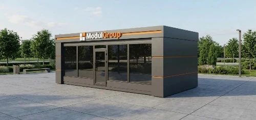 8. Аптечний кіоск та торговий МАФ: готове архітектурне рішення для мережевого бізнесу від ModulGroup