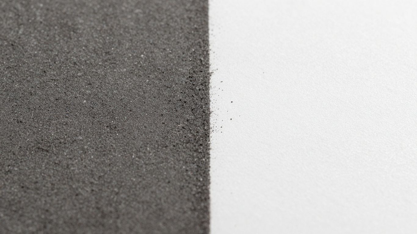 Surface preparation contrast: mechanical abrasion versus abrasive blasting.