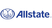 Allstate logo text with emblem.