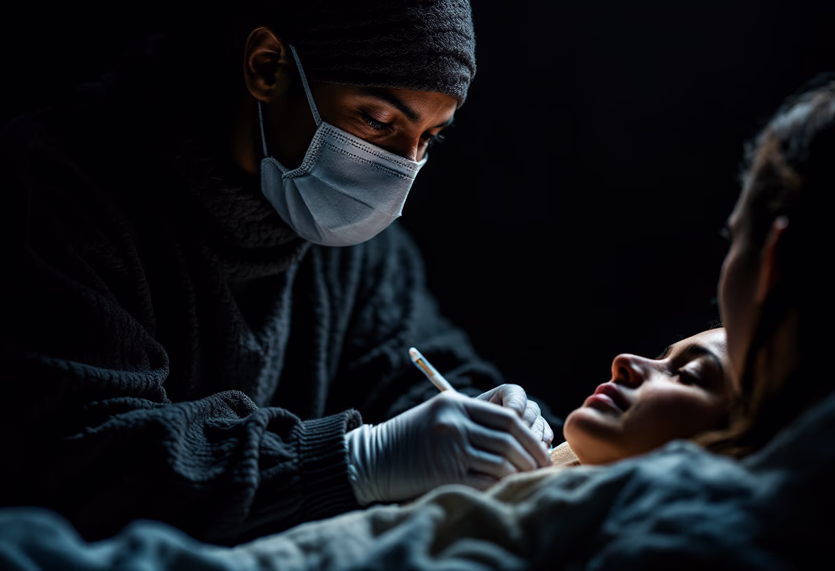 image of medical aid being provided