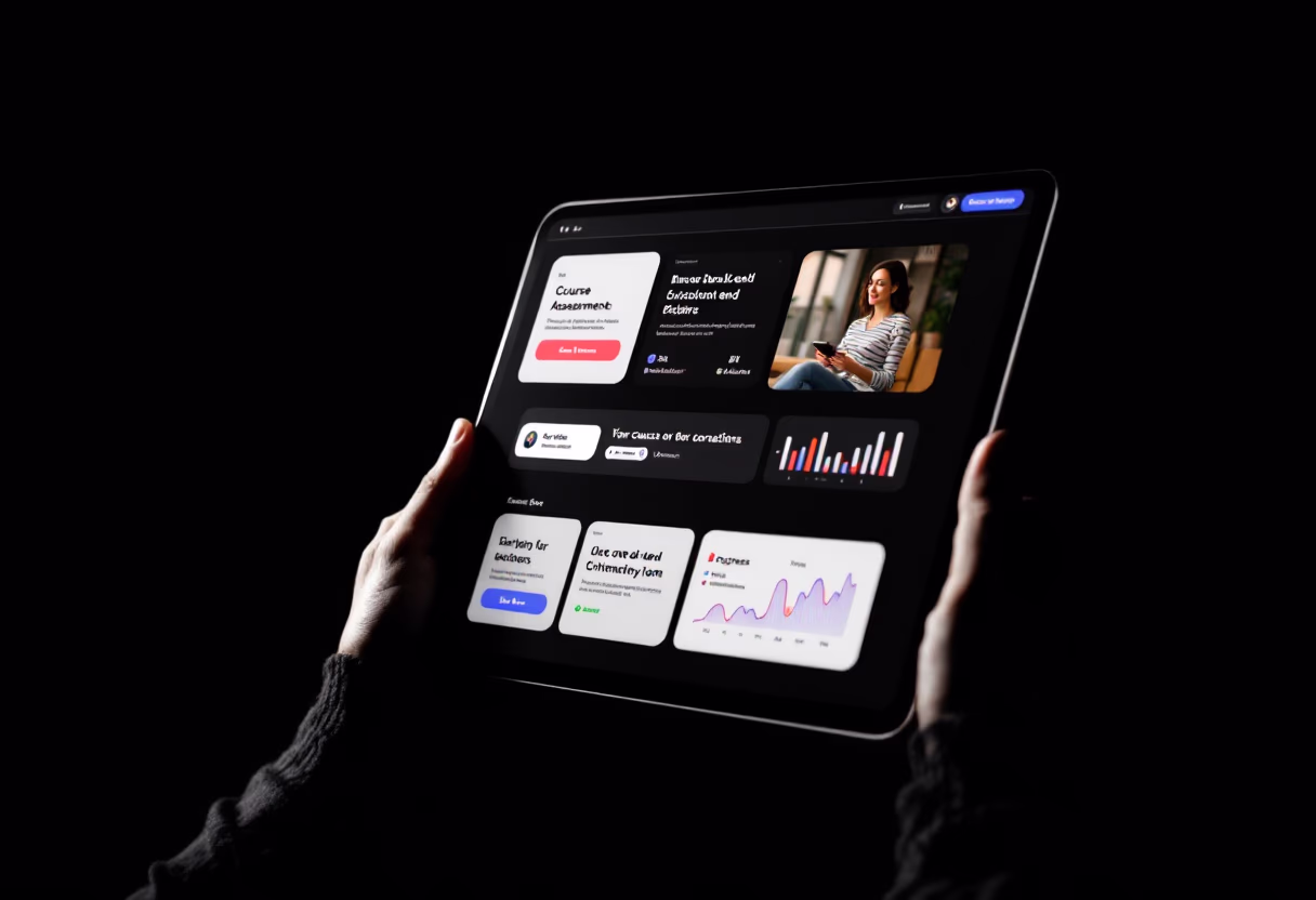 [interface] image of software interface (for a edtech)