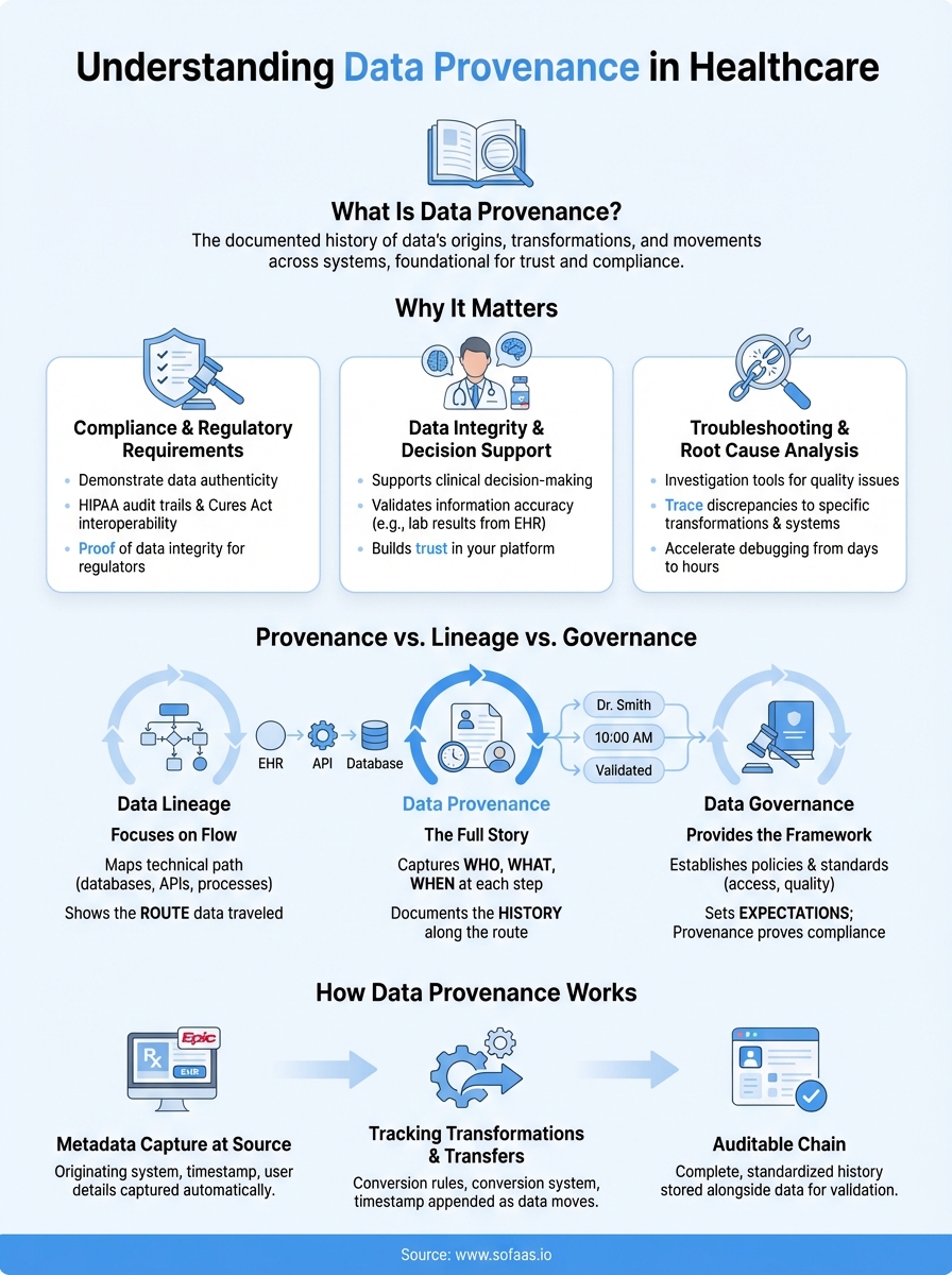 what is data provenance infographic