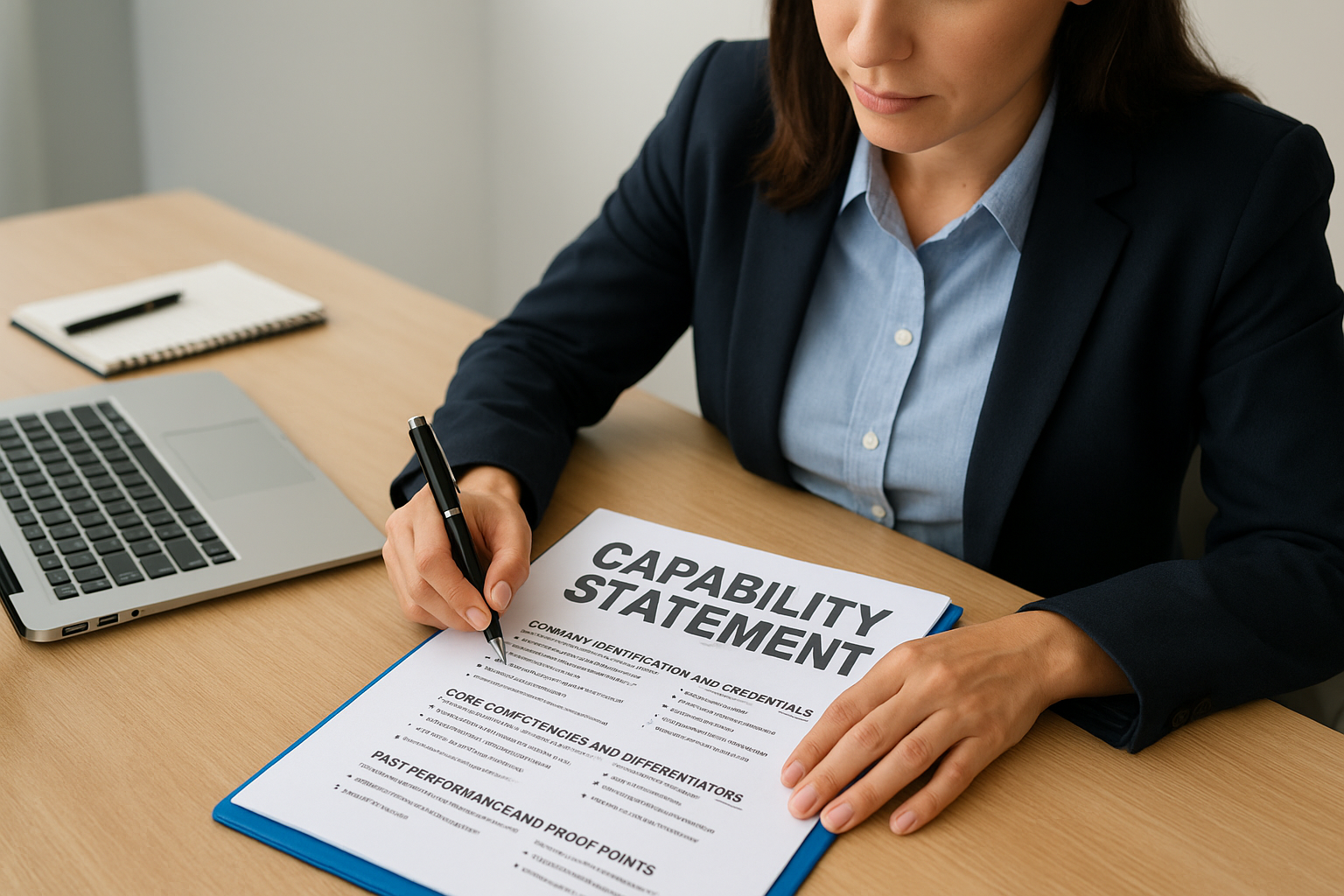 What to include in a capability statement