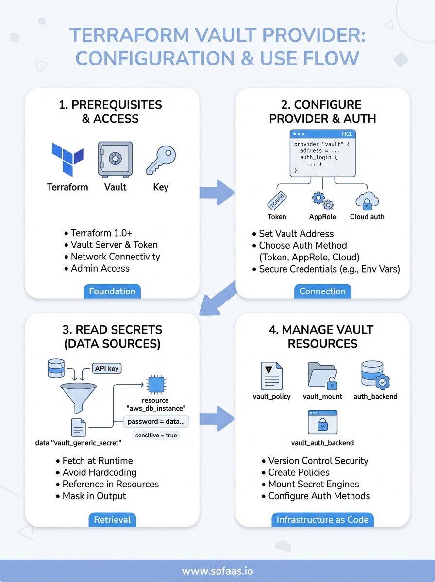 terraform vault provider infographic