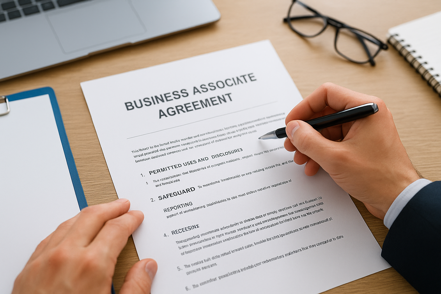 What a BAA must include