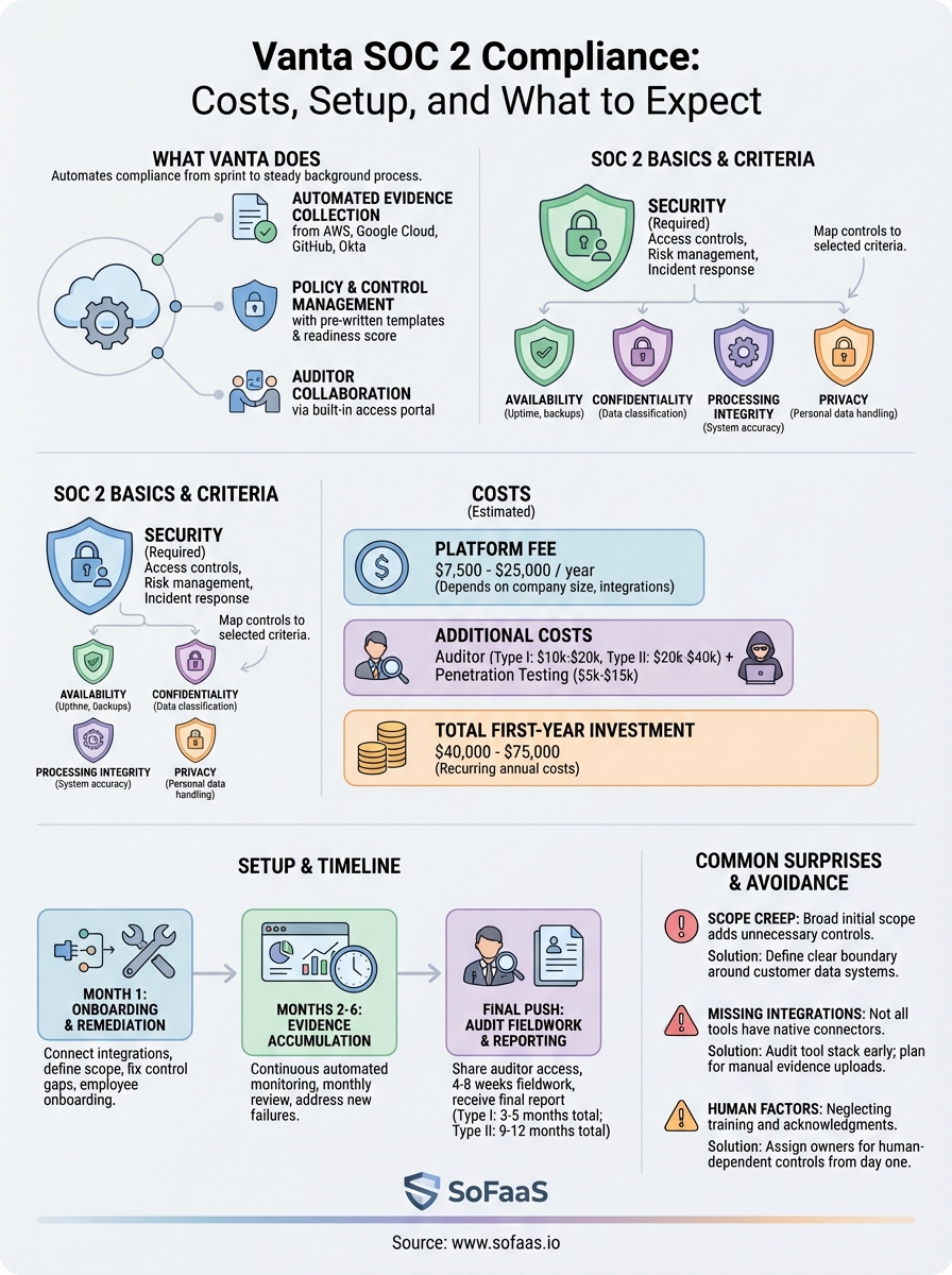 vanta soc 2 compliance infographic