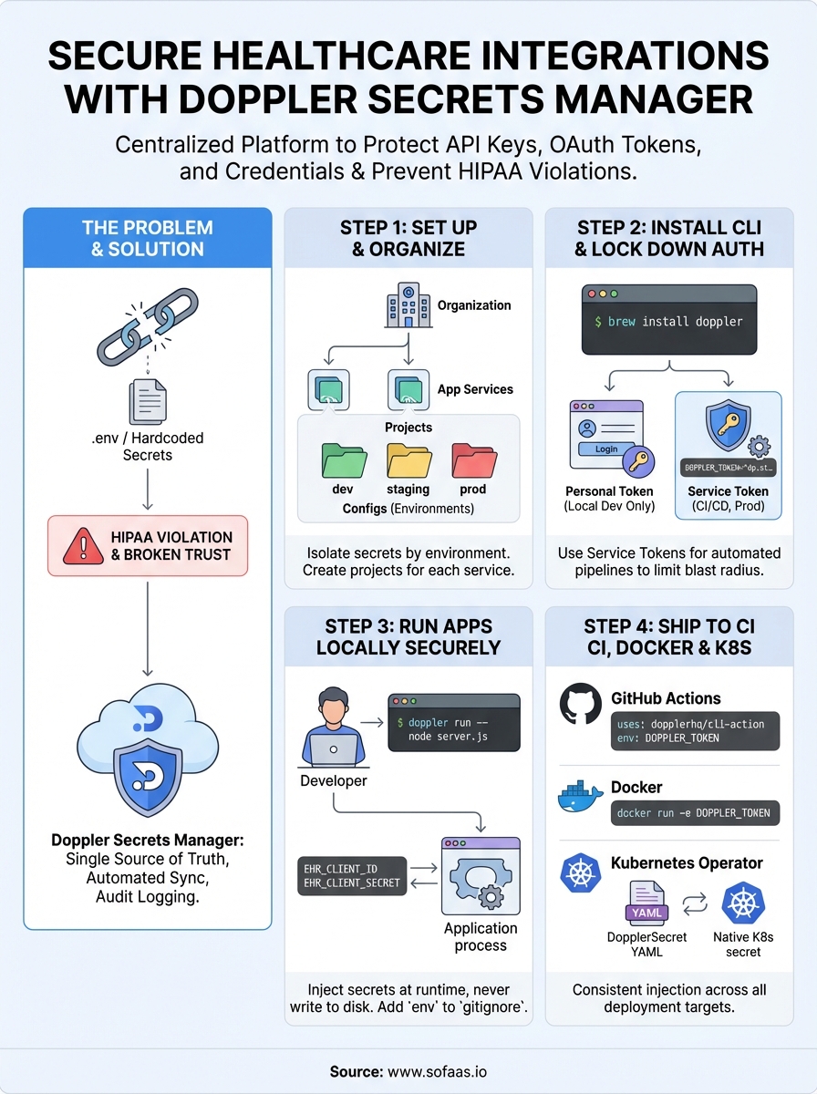 doppler secrets manager infographic