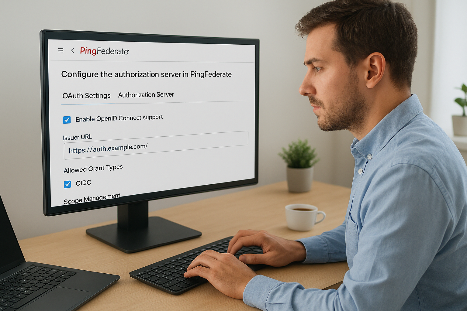 Configure the authorization server in PingFederate