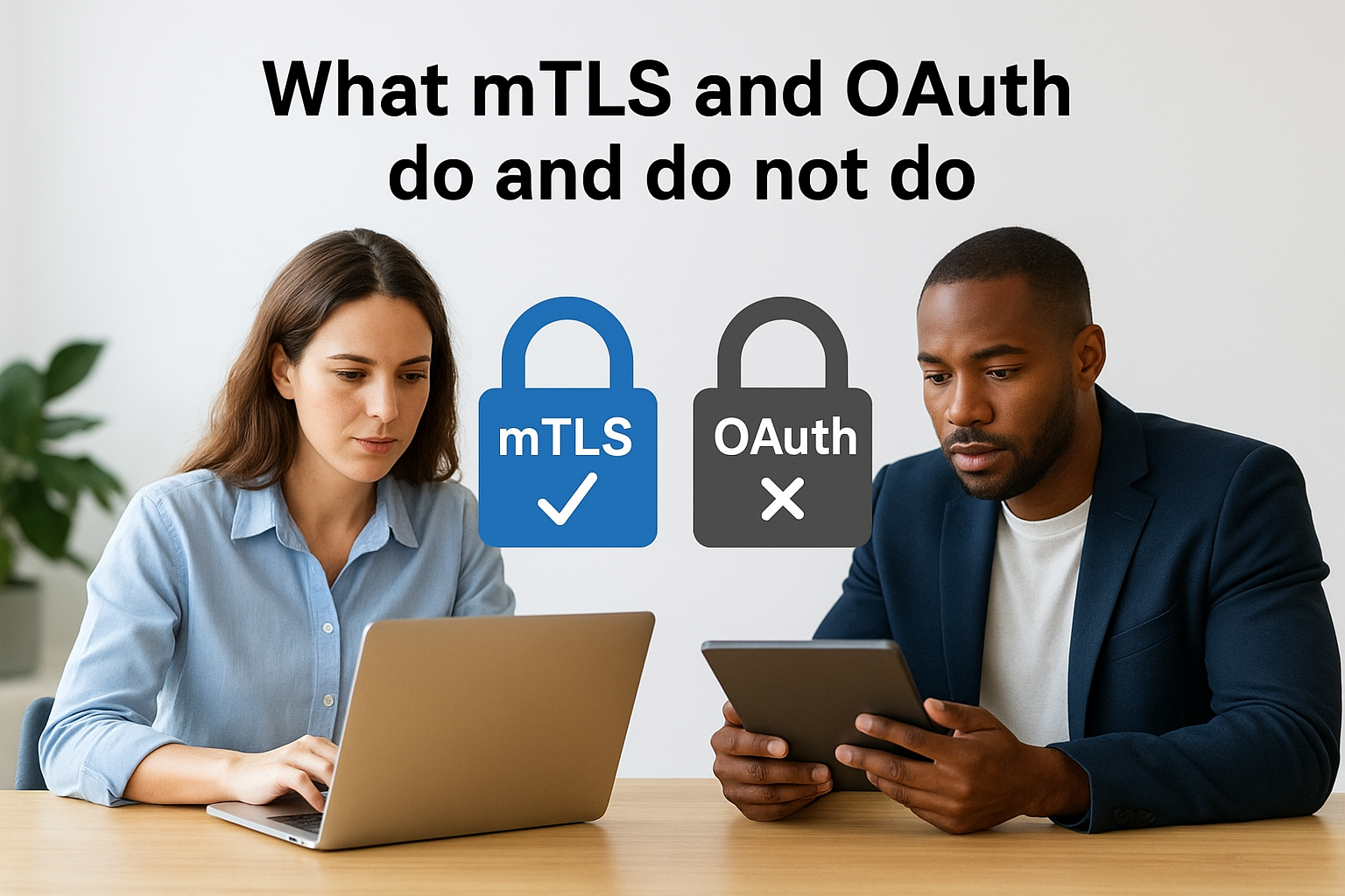 What mTLS and OAuth do and do not do