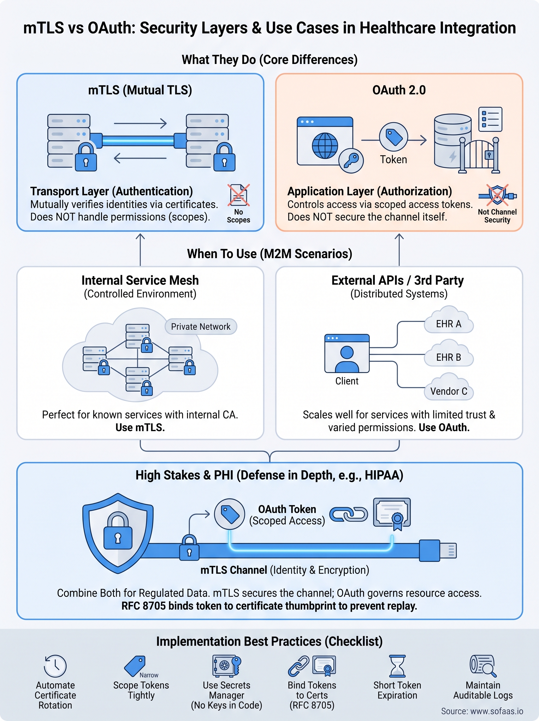 mtls vs oauth infographic