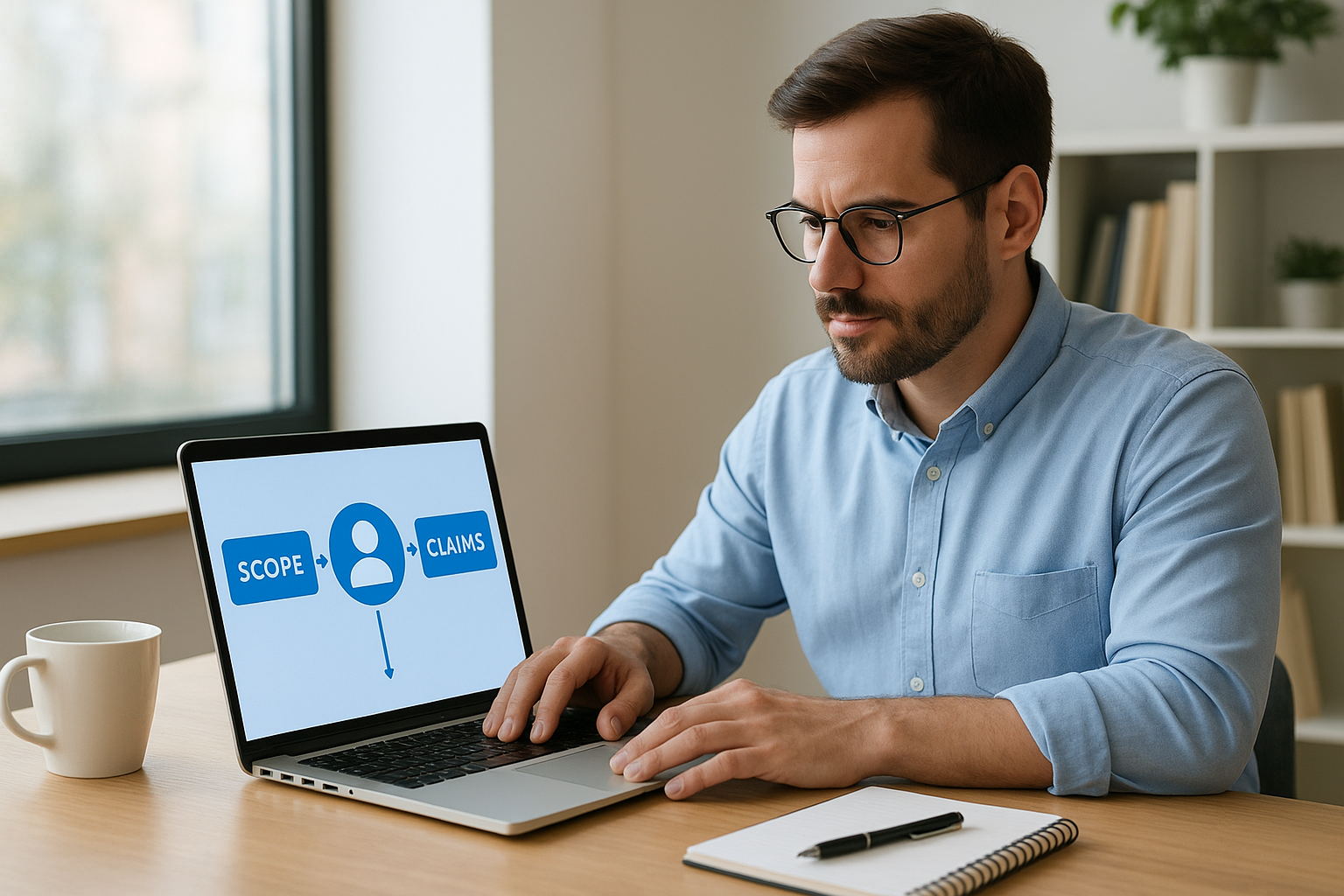 Claims connect scopes to actionable data