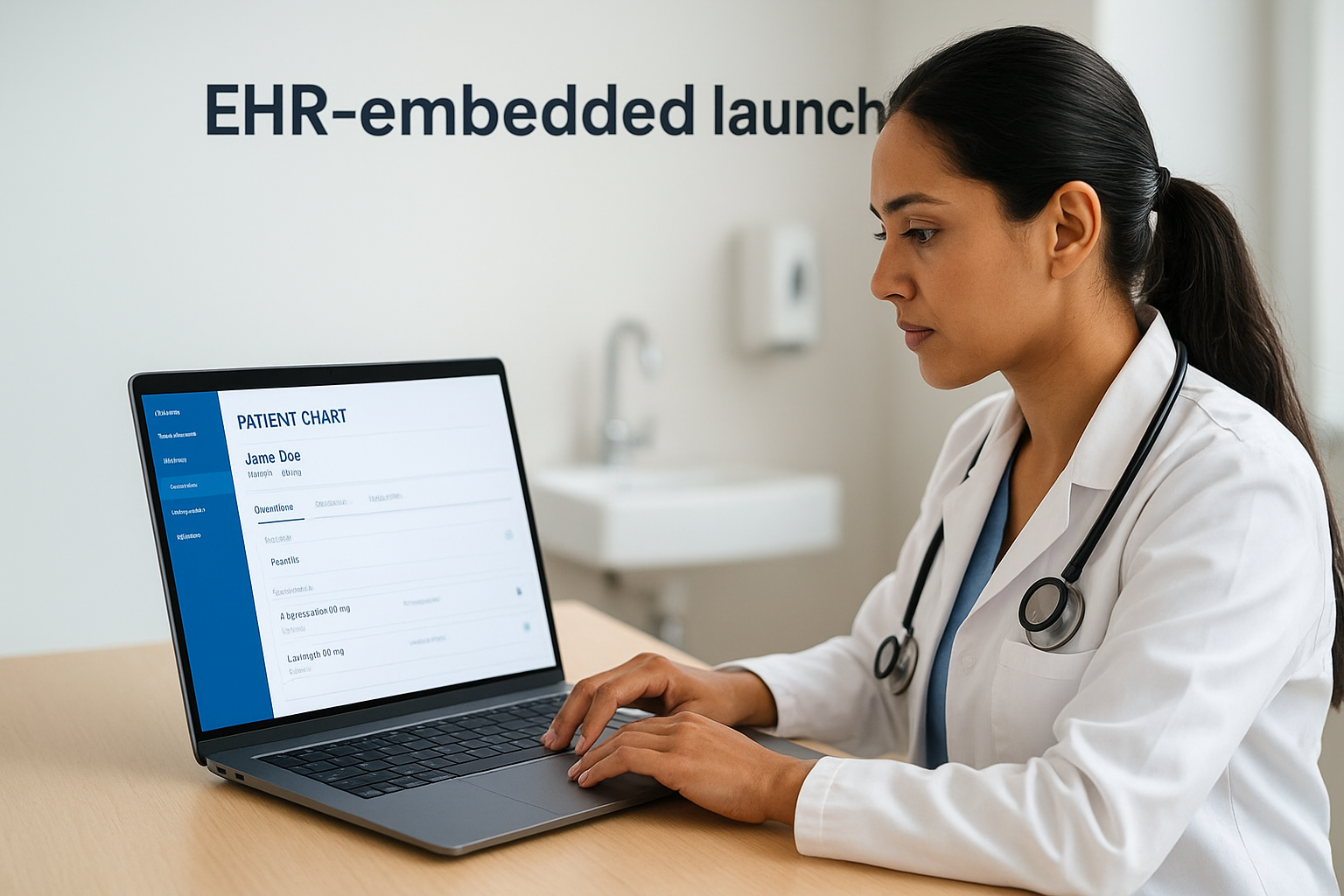 EHR-embedded launch