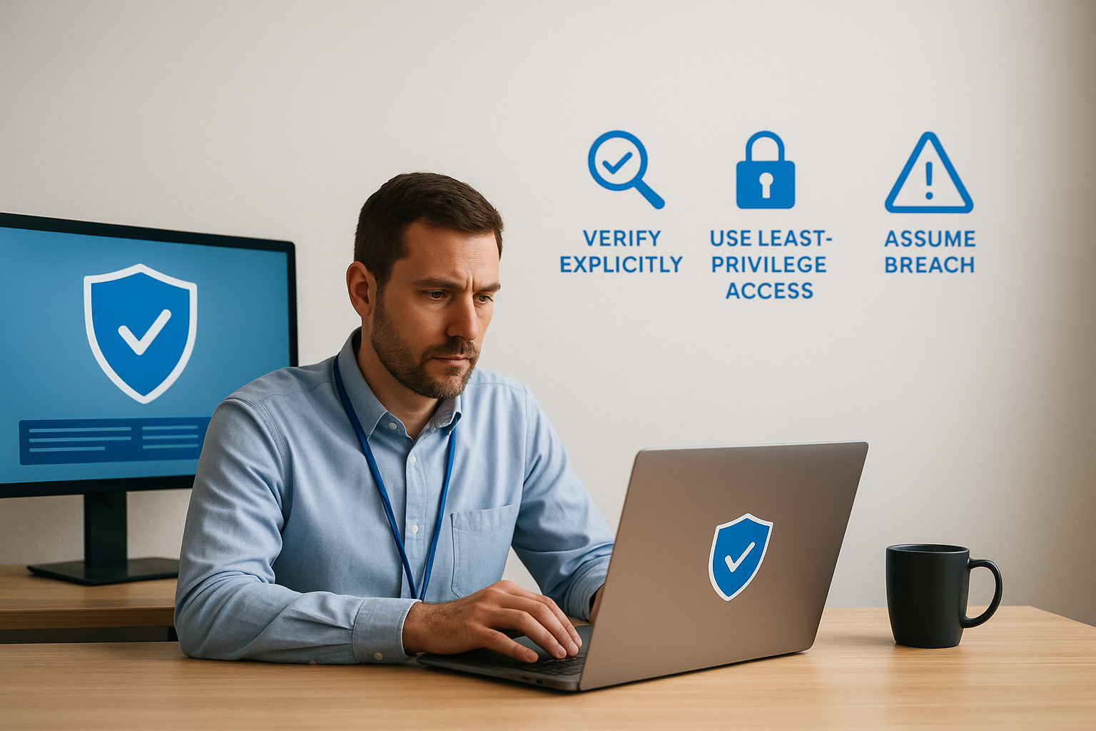 The three core zero trust principles