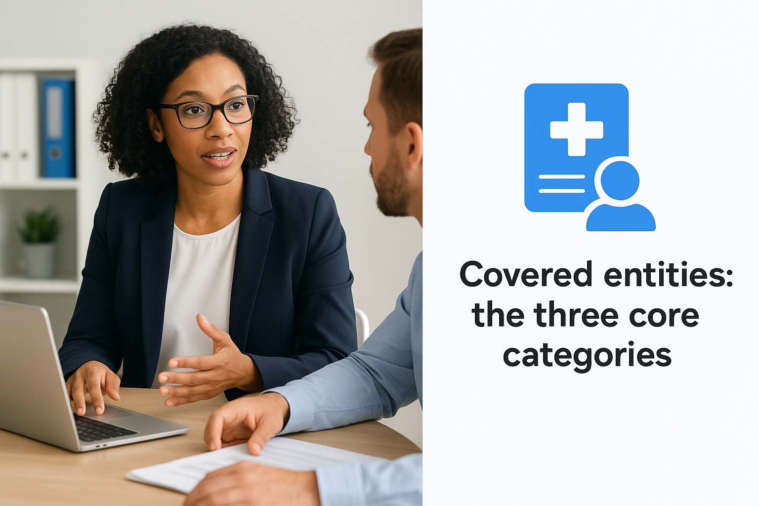 Covered entities: the three core categories