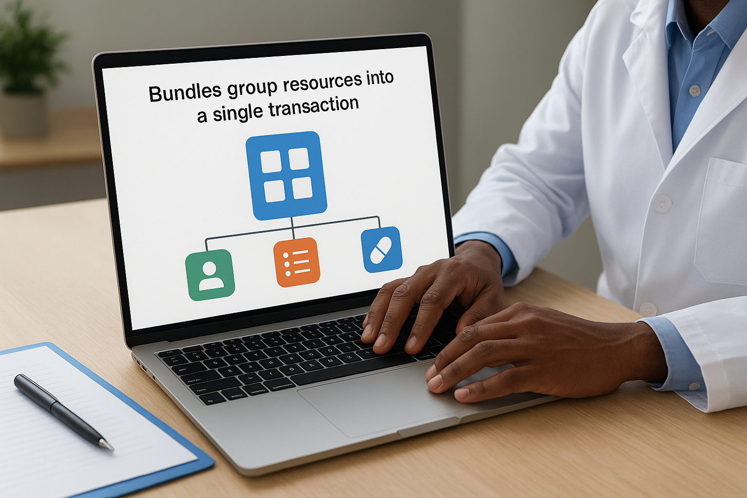 Bundles group resources into a single transaction
