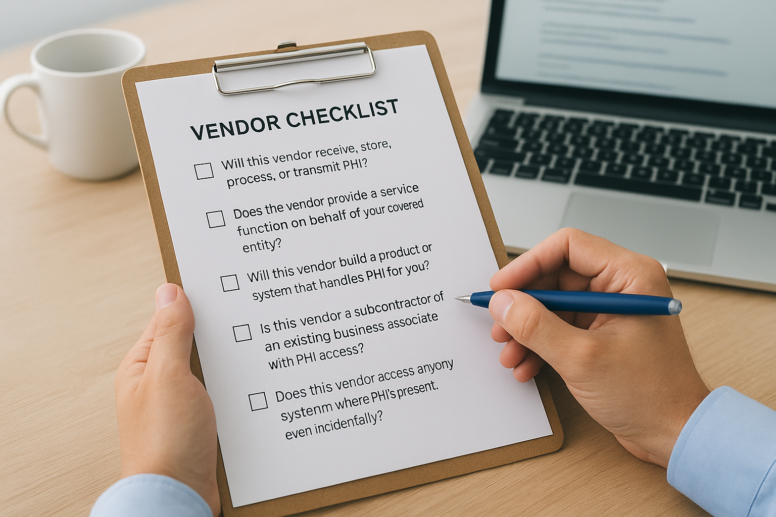 How to decide fast using a vendor checklist