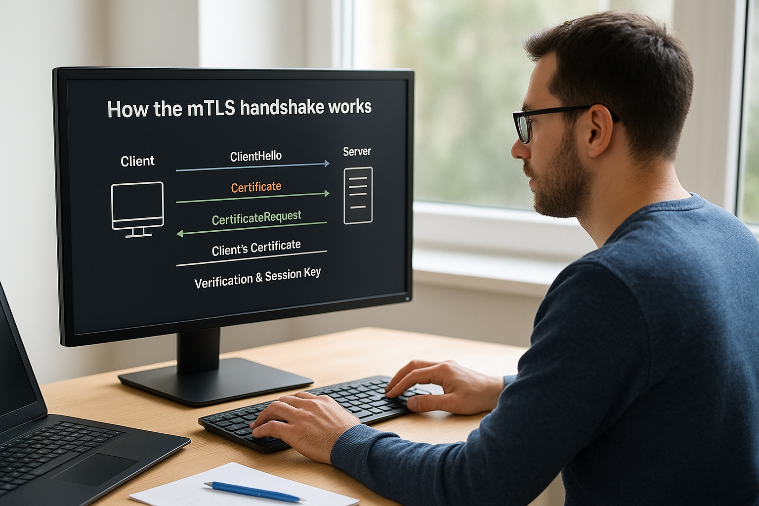 How the mTLS handshake works