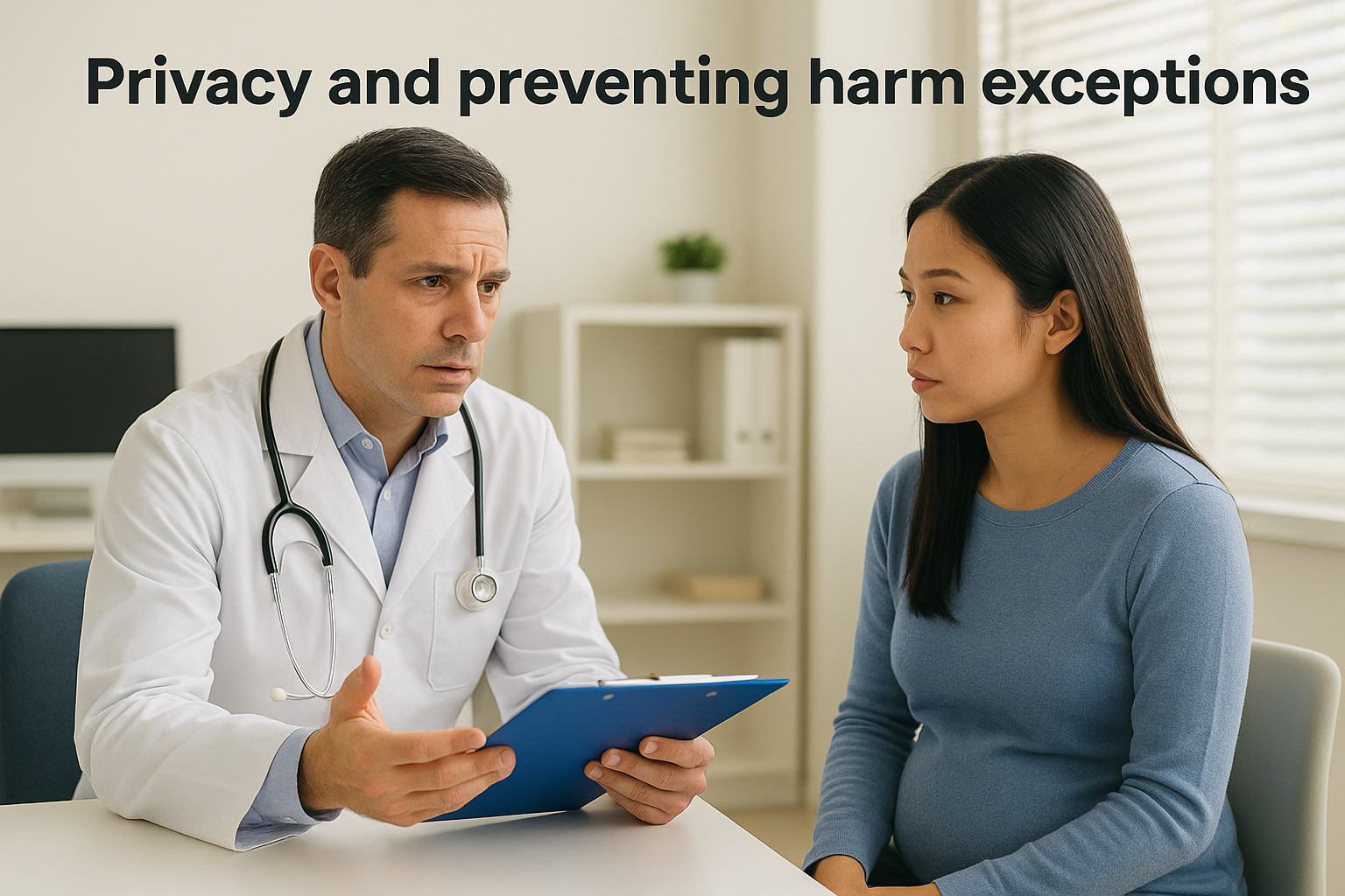 Privacy and preventing harm exceptions