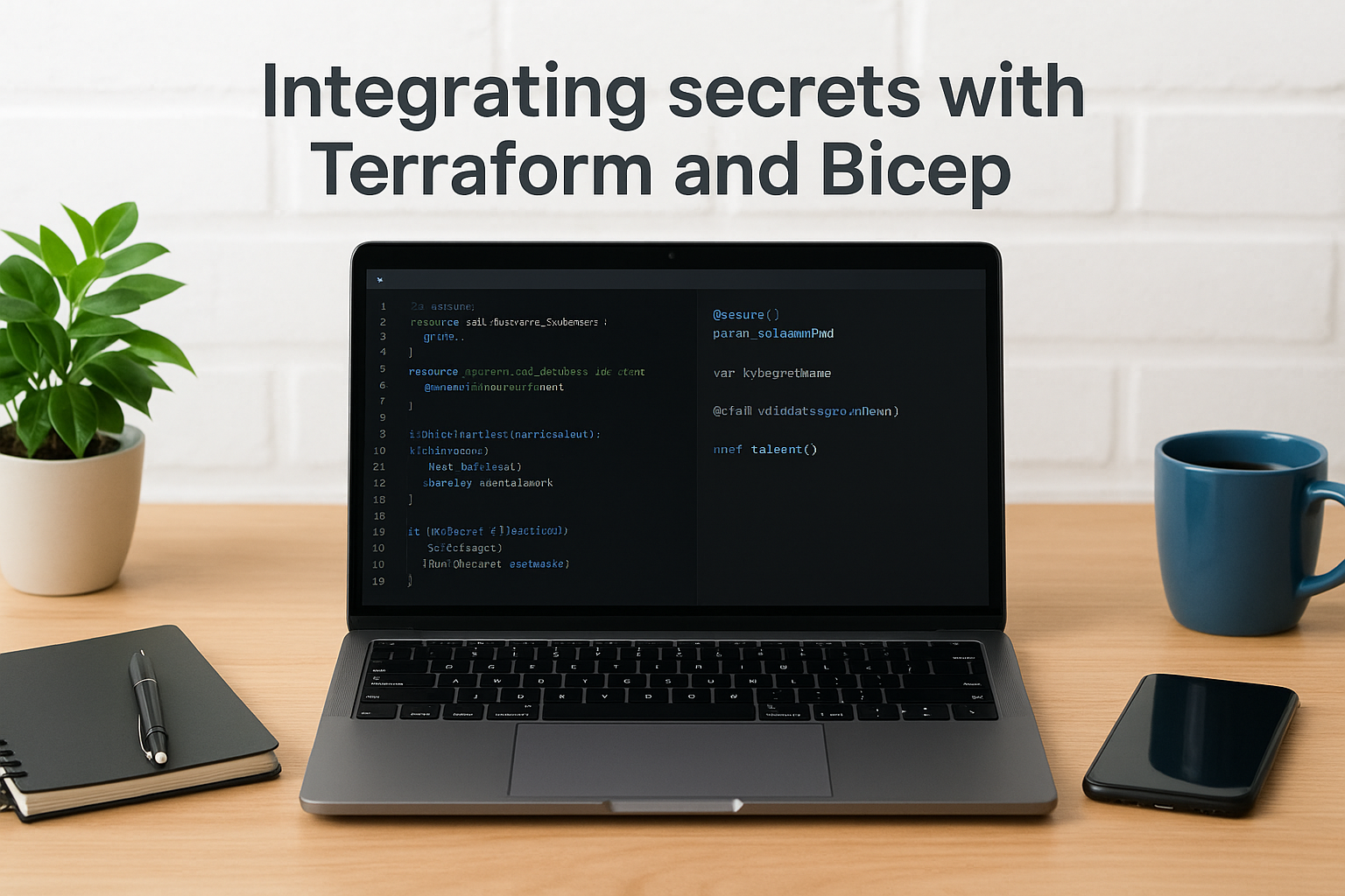 Integrating secrets with Terraform and Bicep