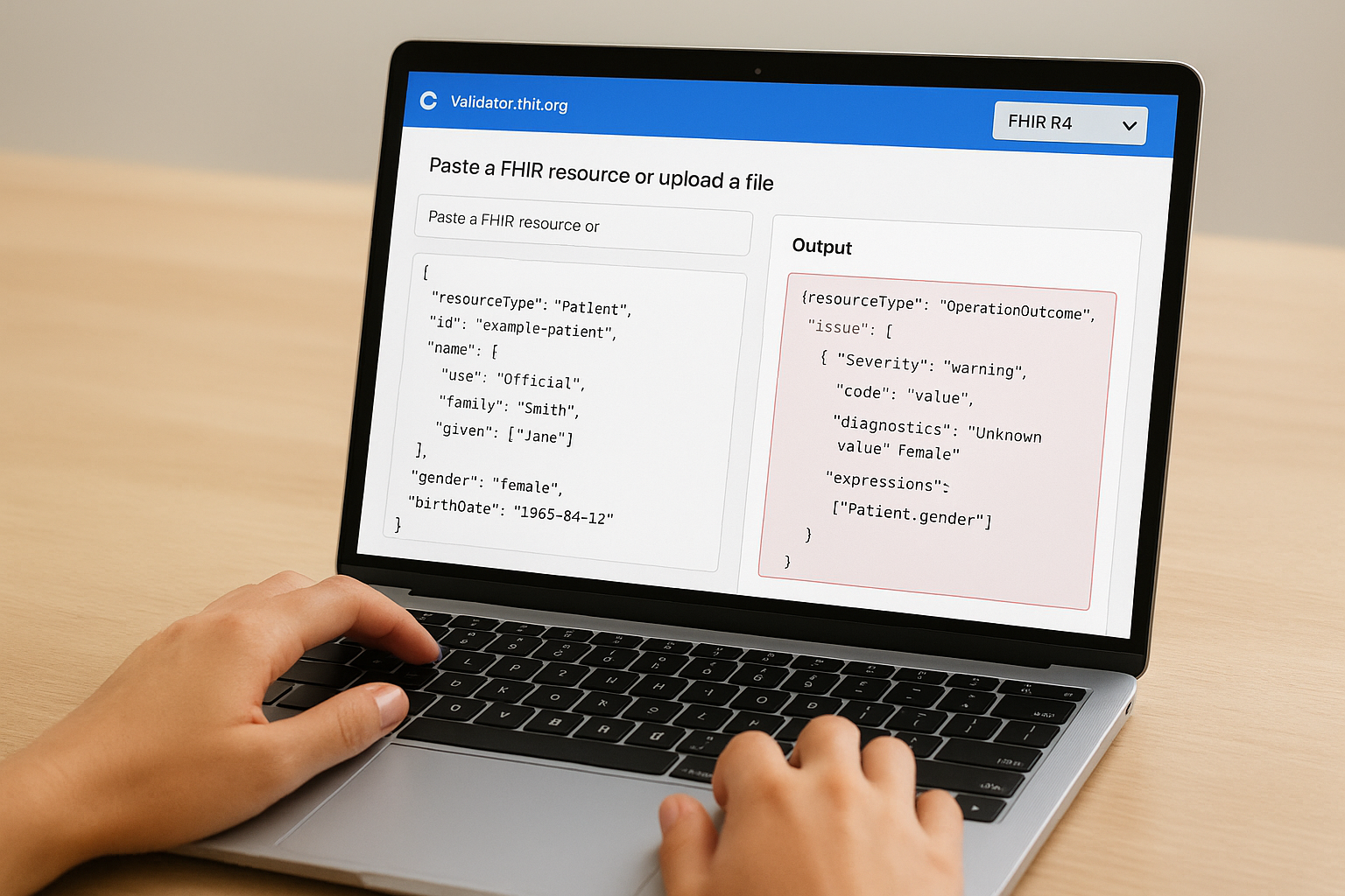 Validate a resource step by step