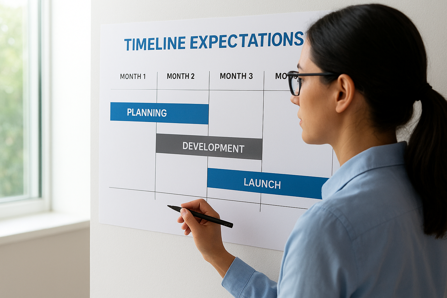 Timeline expectations by project type