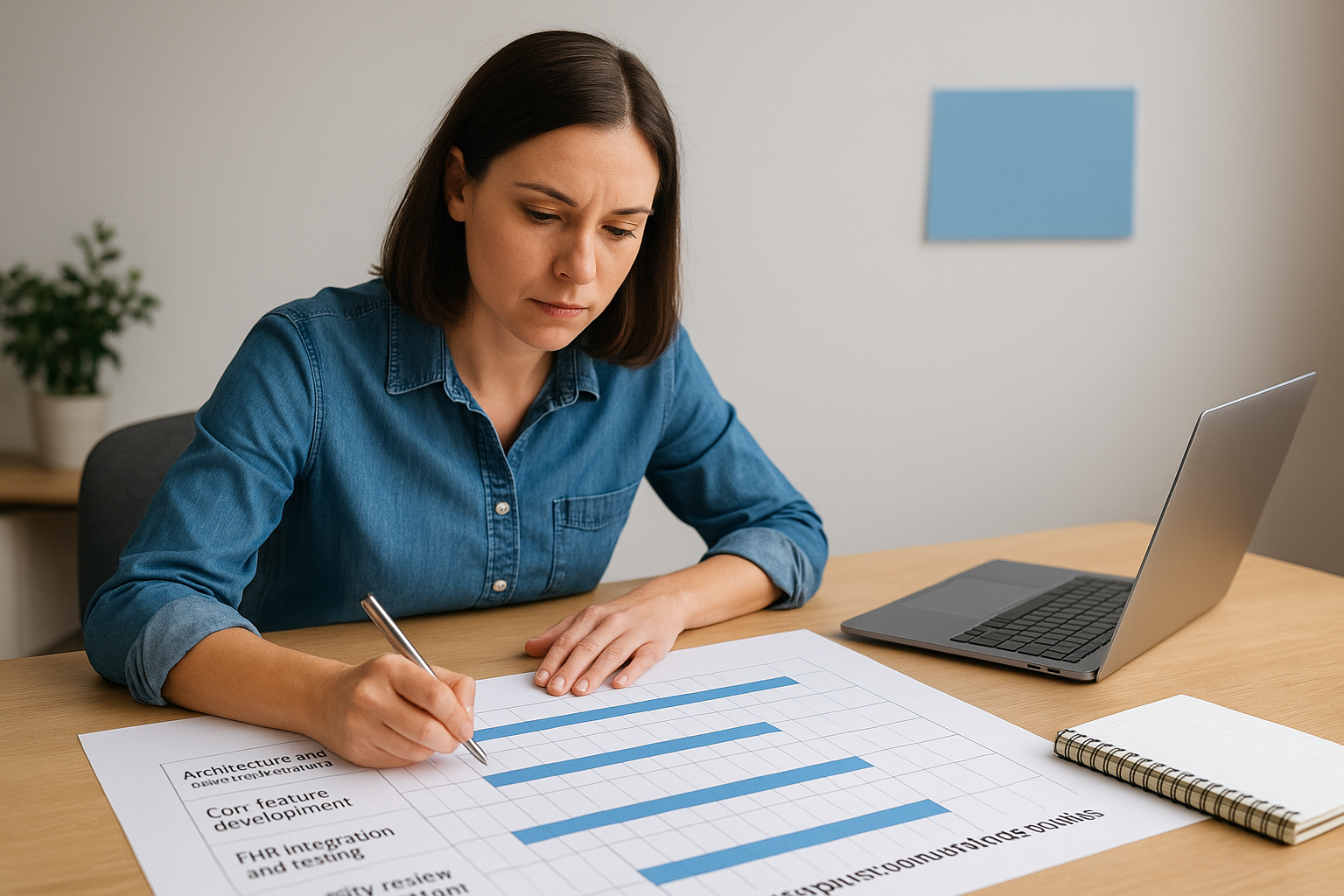 Build a realistic timeline by phase
