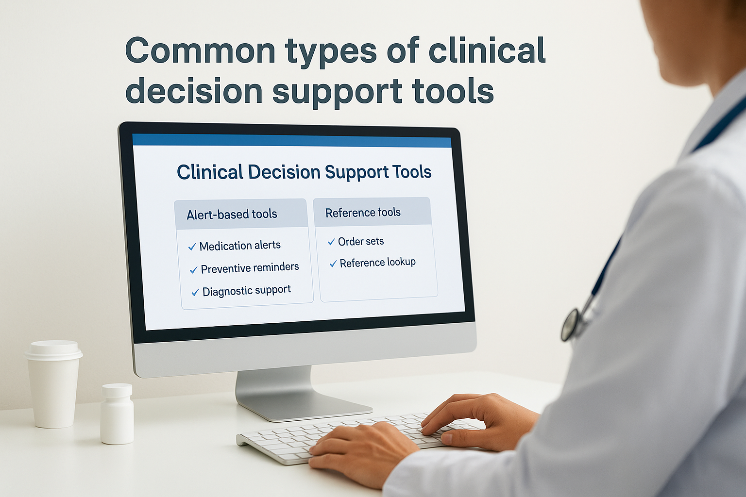 Common types of clinical decision support tools
