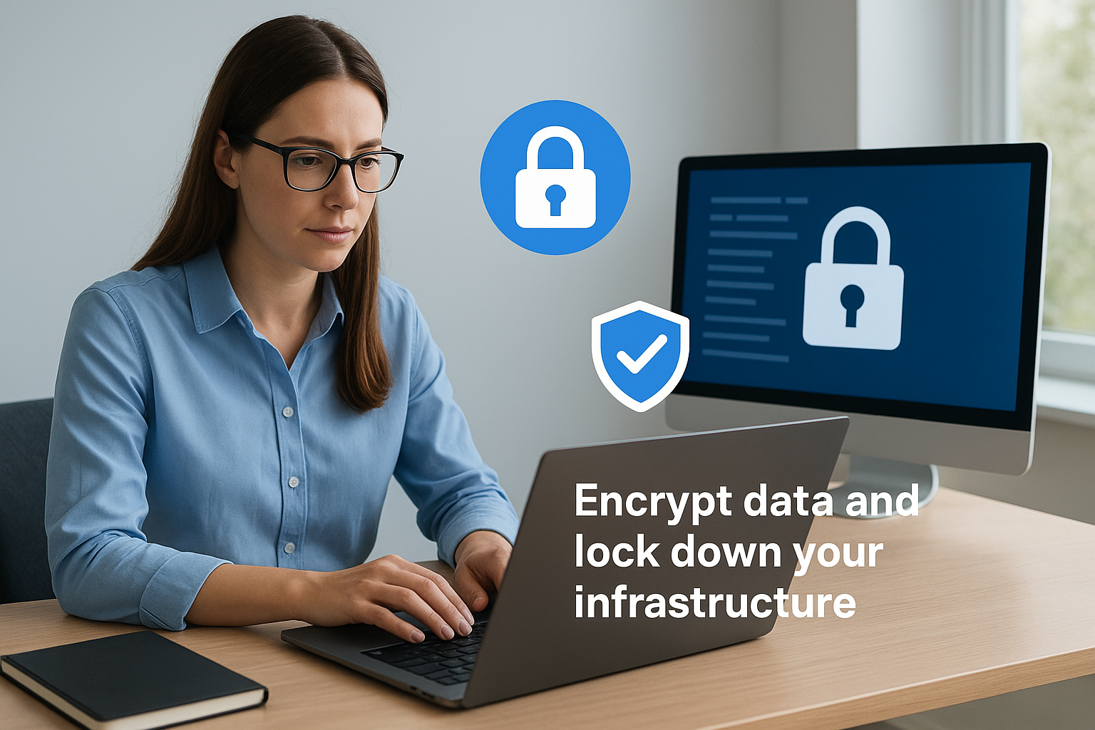 Step 3. Encrypt data and lock down your infrastructure