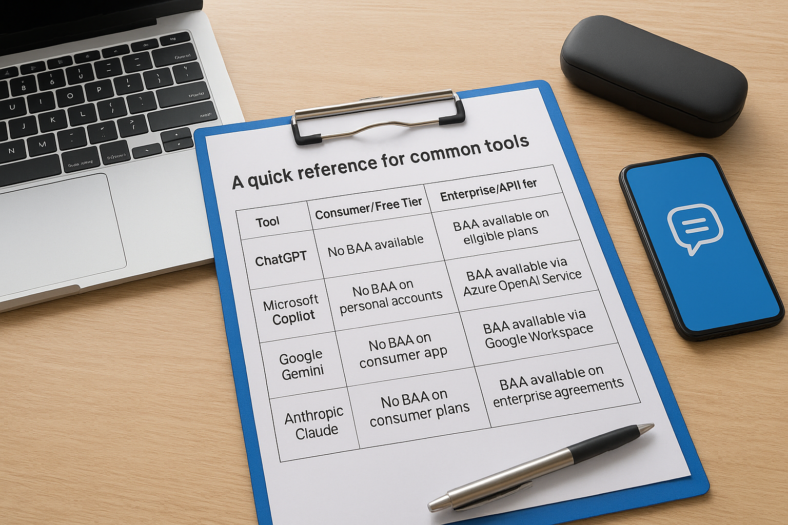 A quick reference for common tools