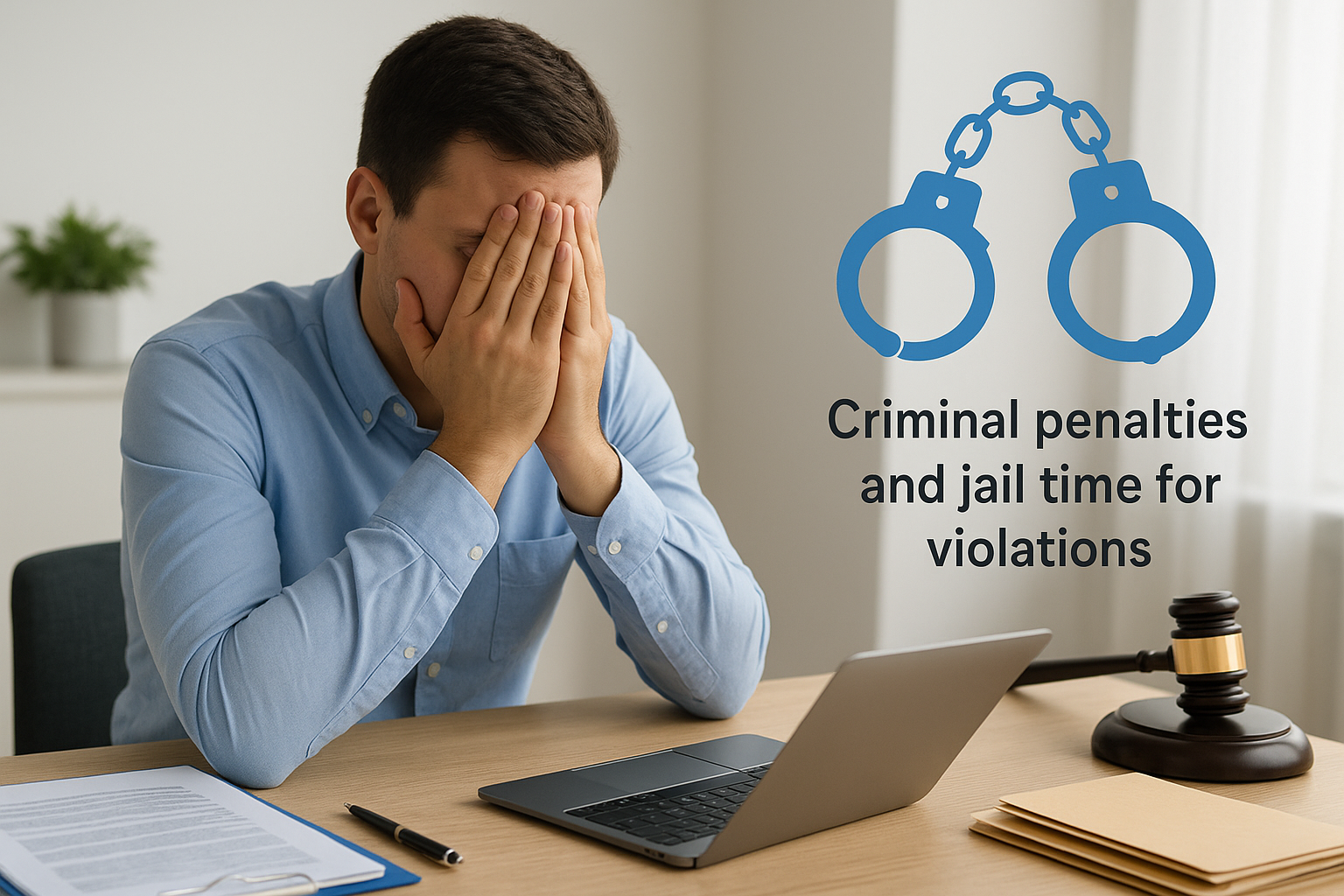Criminal penalties and jail time for violations