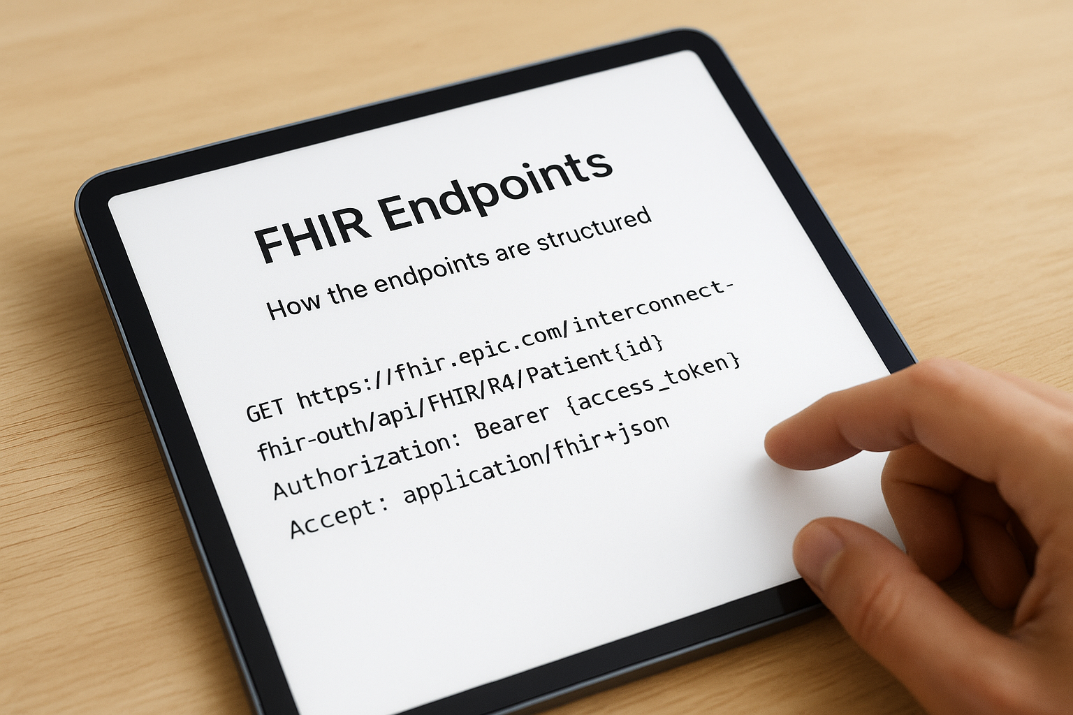 How the endpoints are structured