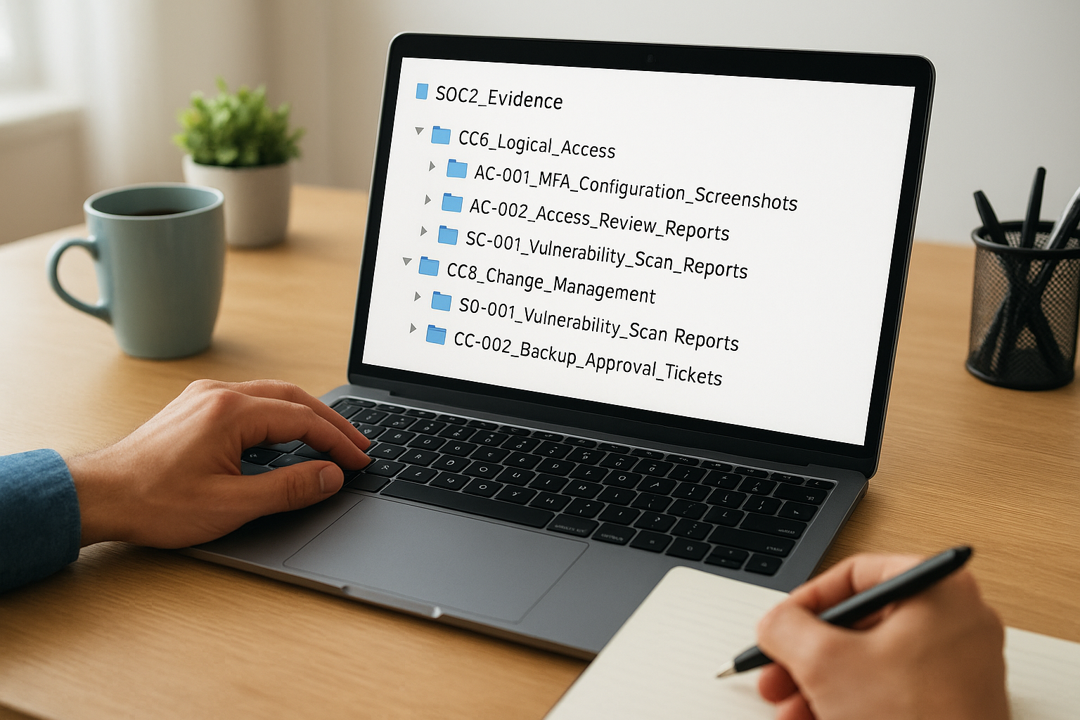 Organize your evidence repository