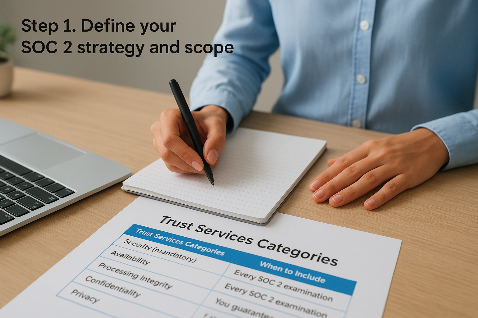 Step 1. Define your SOC 2 strategy and scope