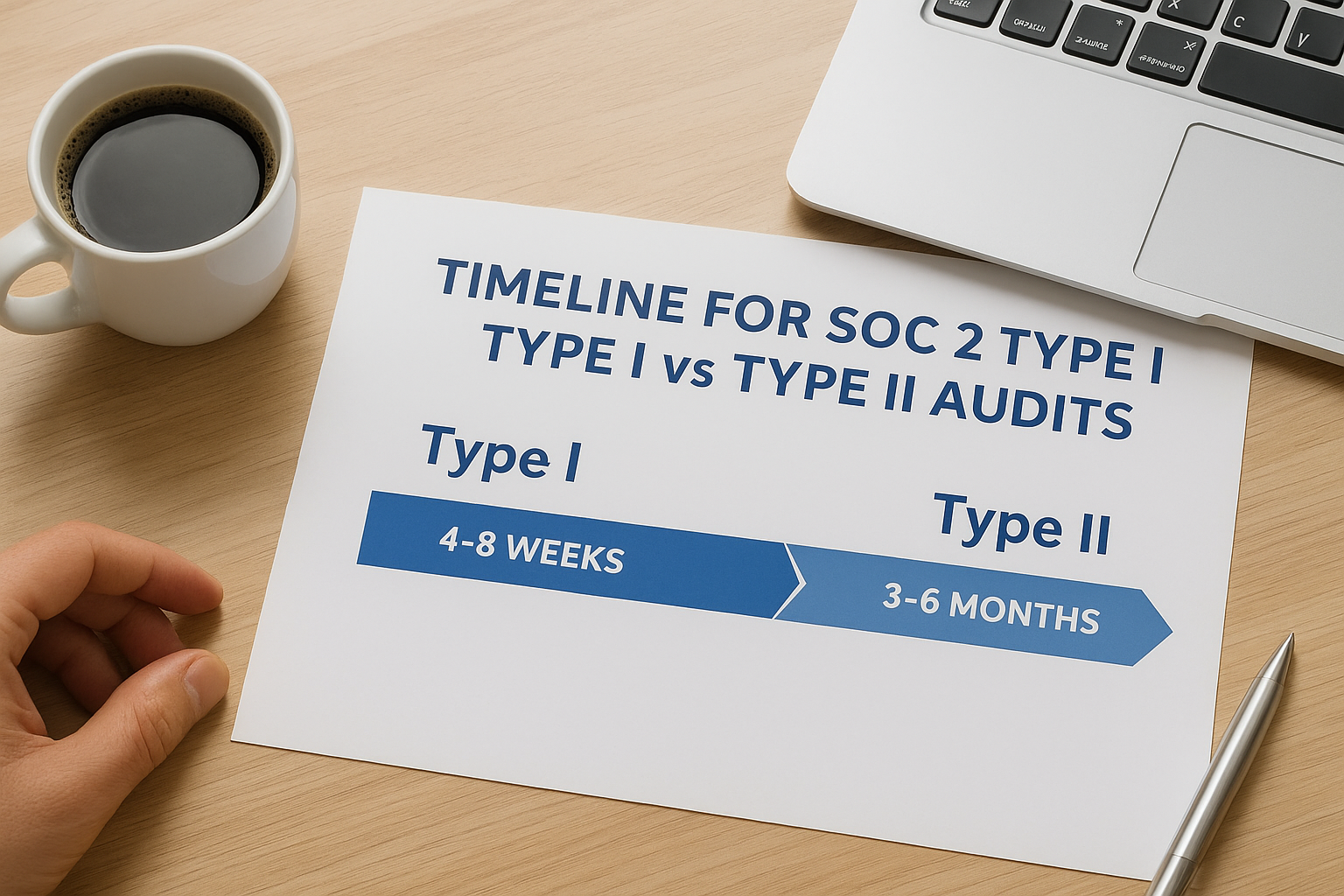 Timeline for SOC 2 Type I vs Type II audits