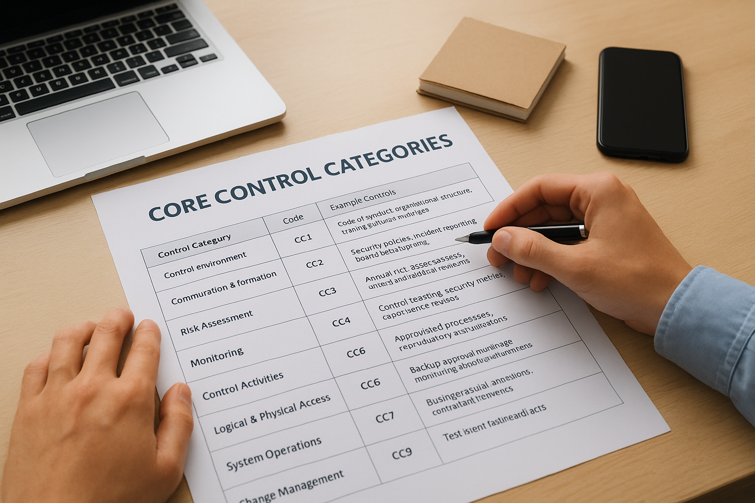 Core control categories