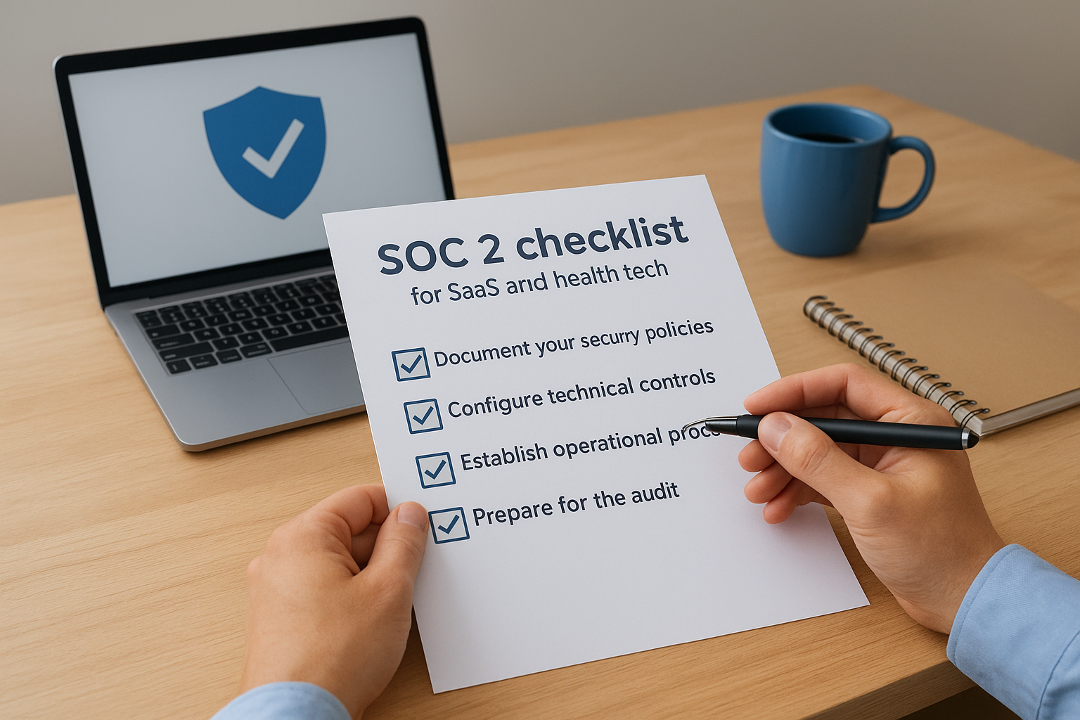 SOC 2 checklist for SaaS and health tech