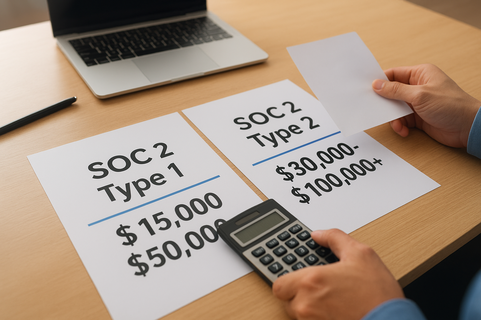 SOC 2 Type 1 vs Type 2 costs