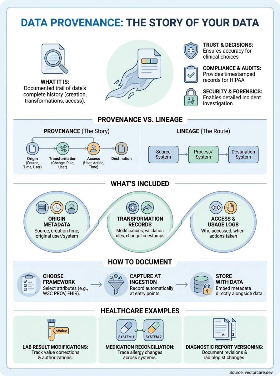 what is data provenance infographic
