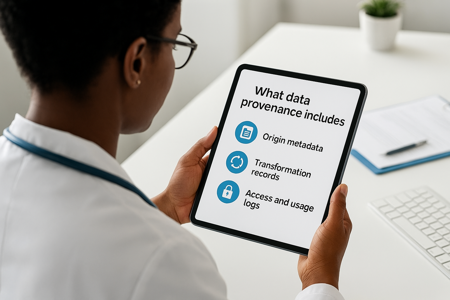 What data provenance includes