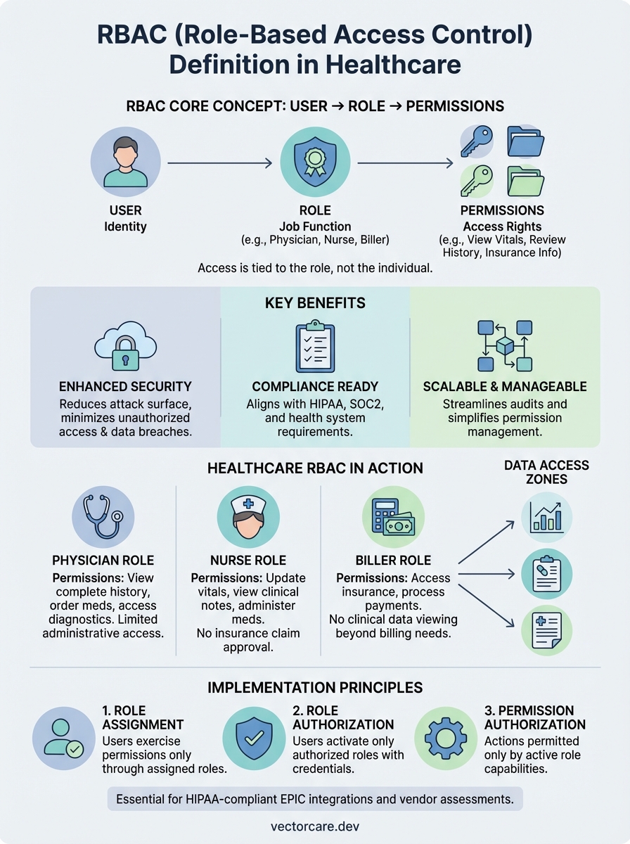 role based access control definition infographic