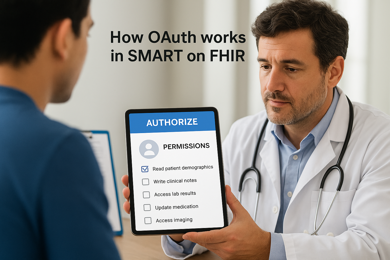 How OAuth works in SMART on FHIR