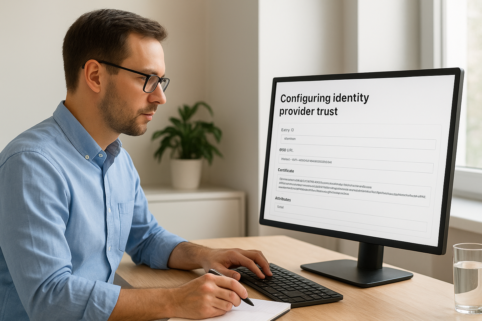 Configuring identity provider trust