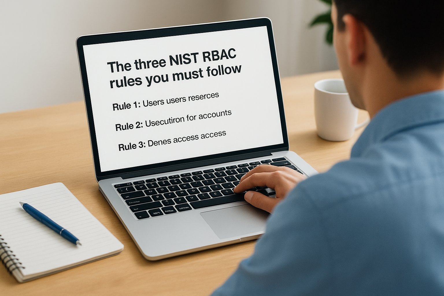 The three NIST RBAC rules you must follow