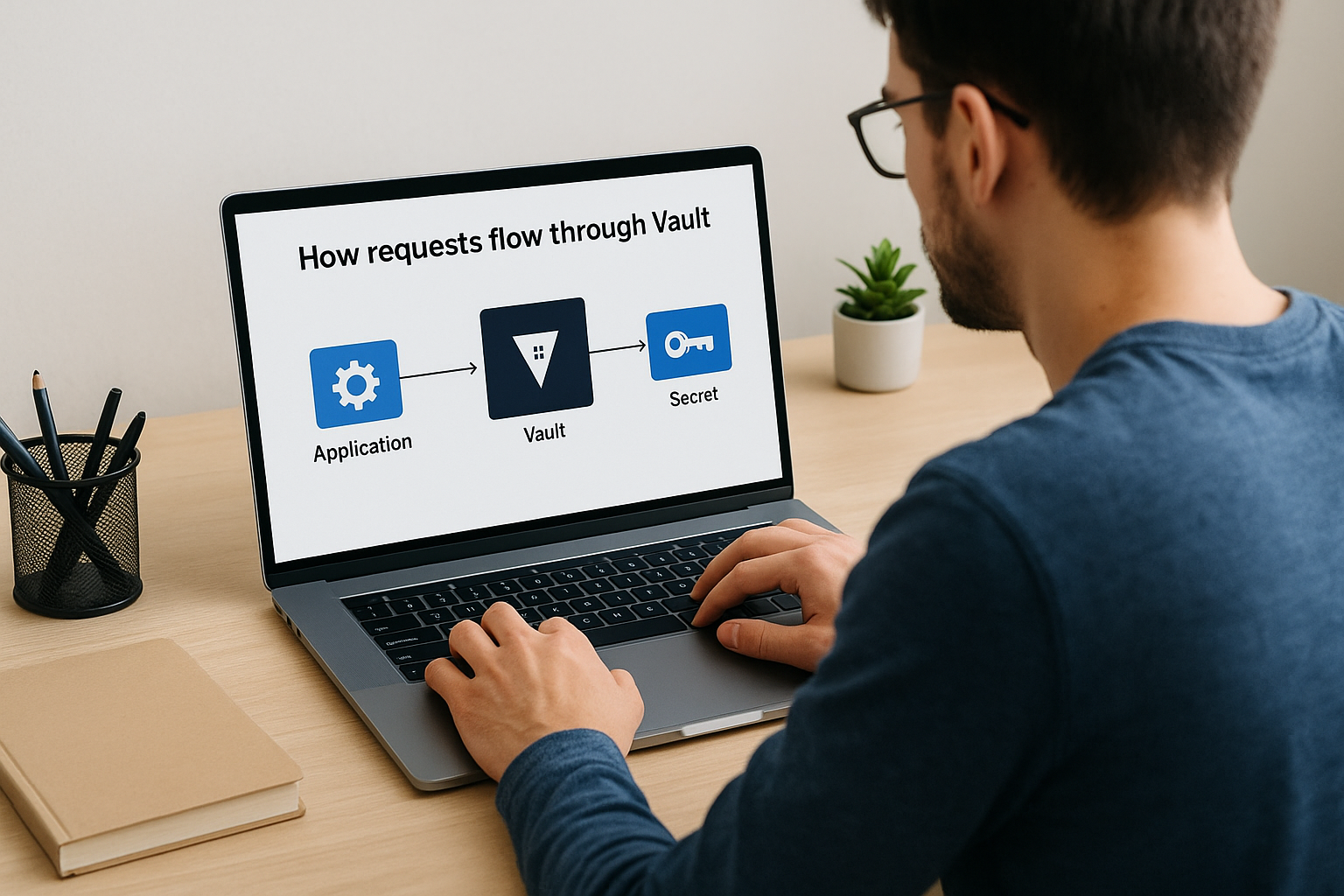 How requests flow through Vault