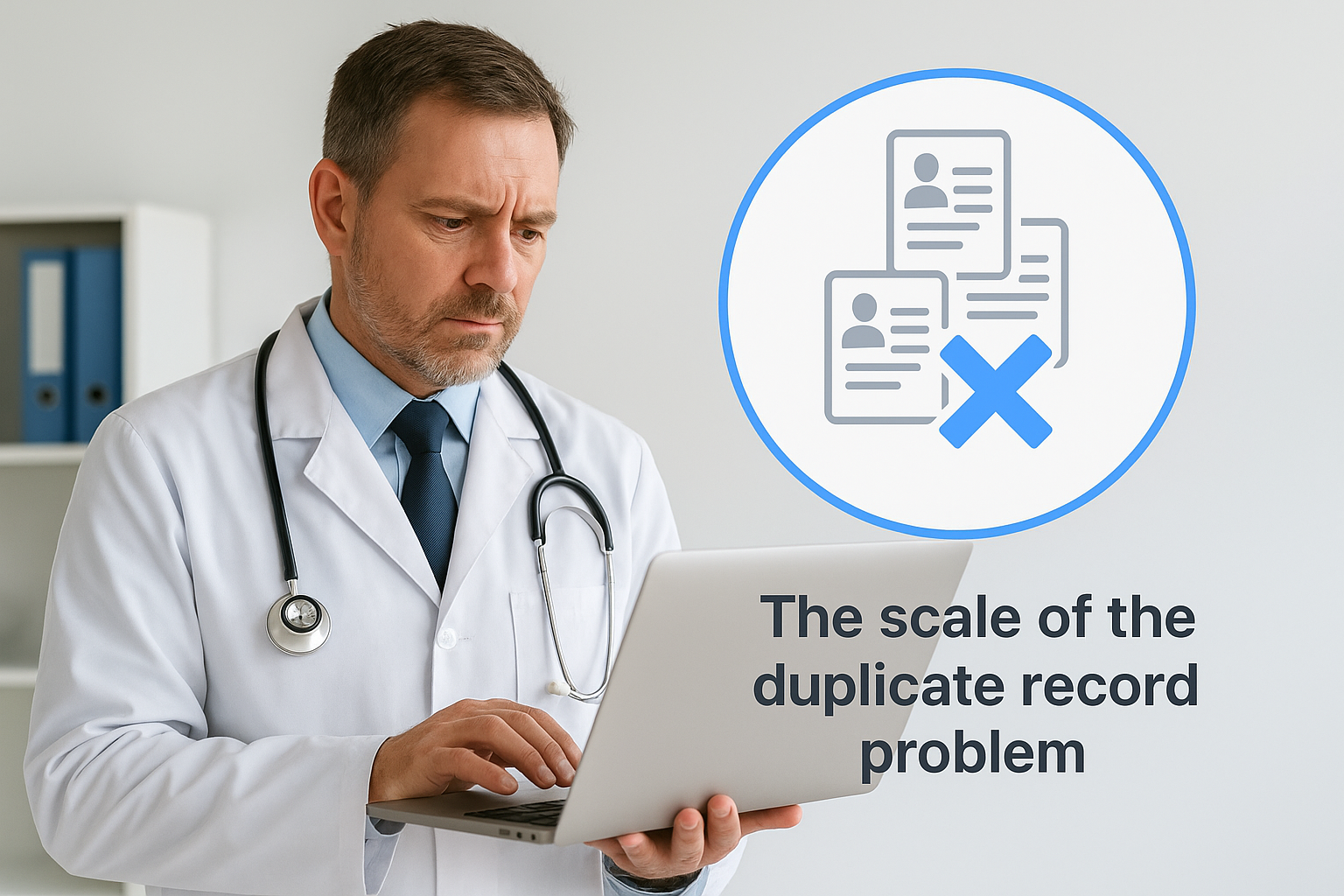 The scale of the duplicate record problem