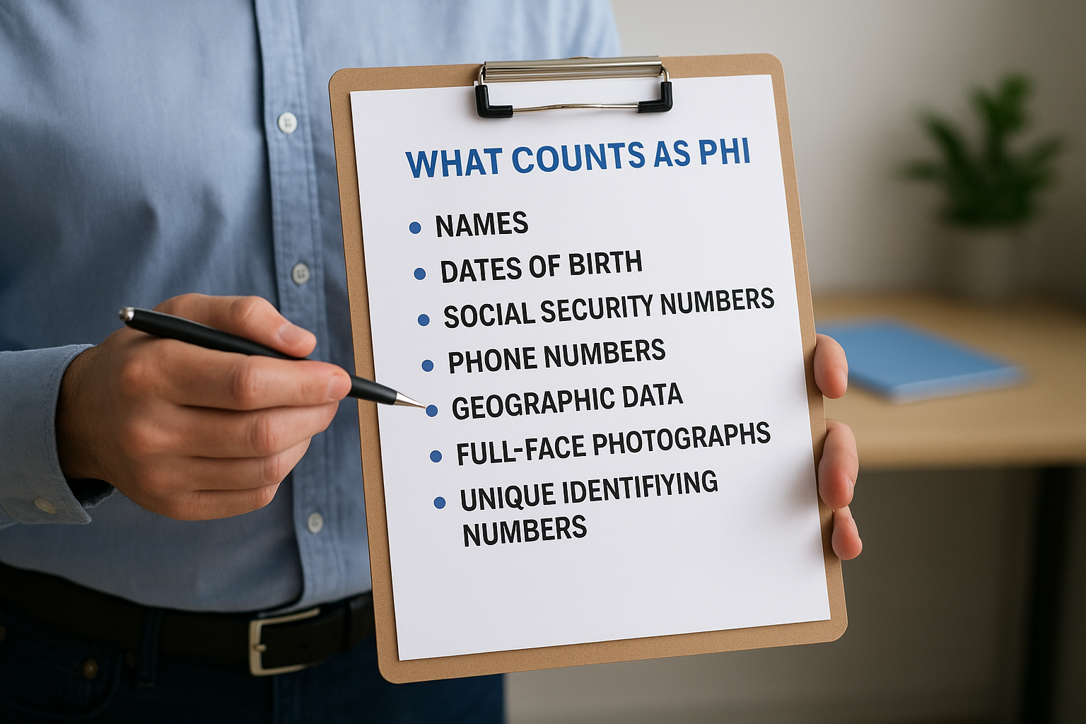 What counts as PHI