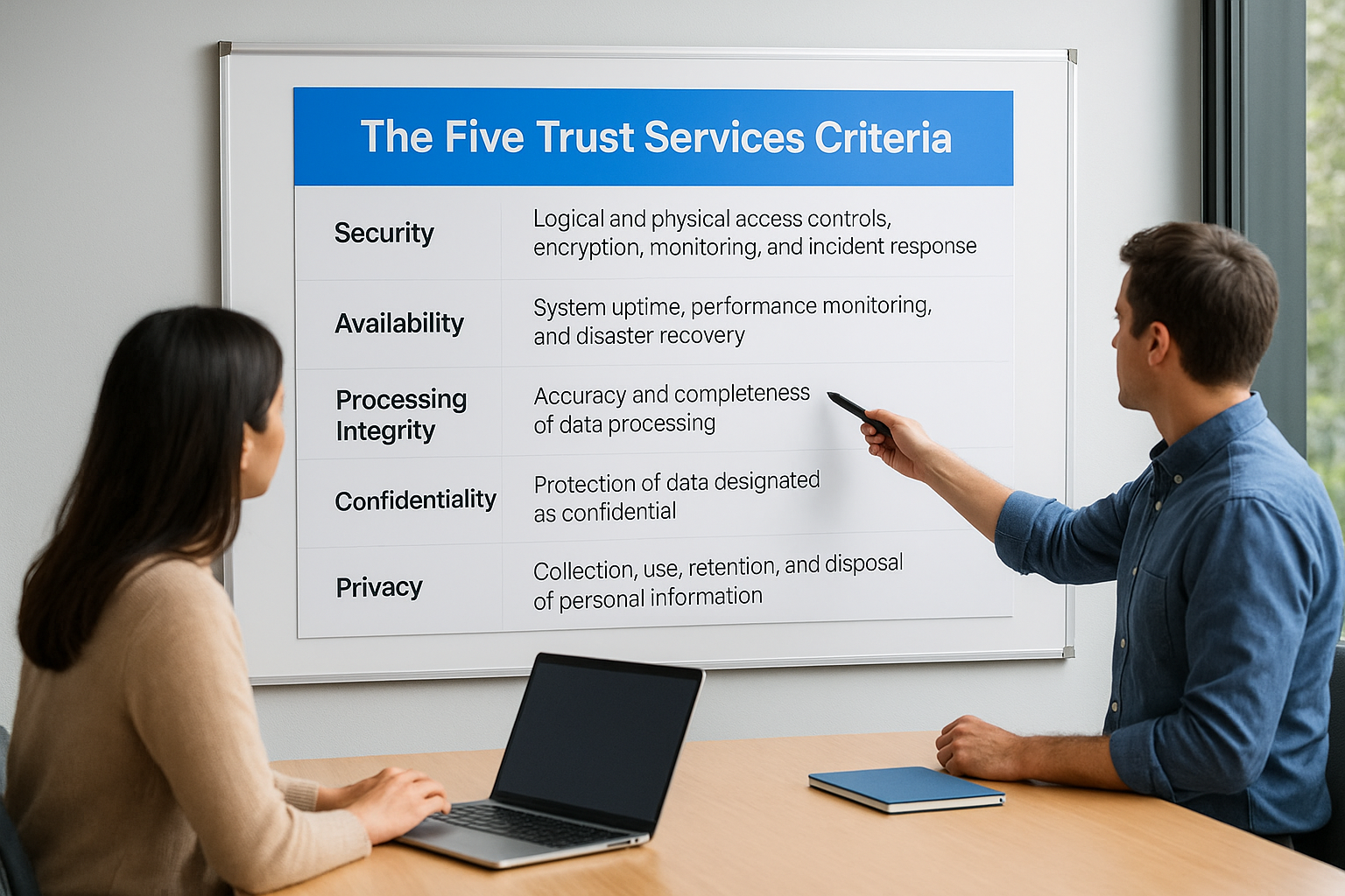 The Five Trust Services Criteria