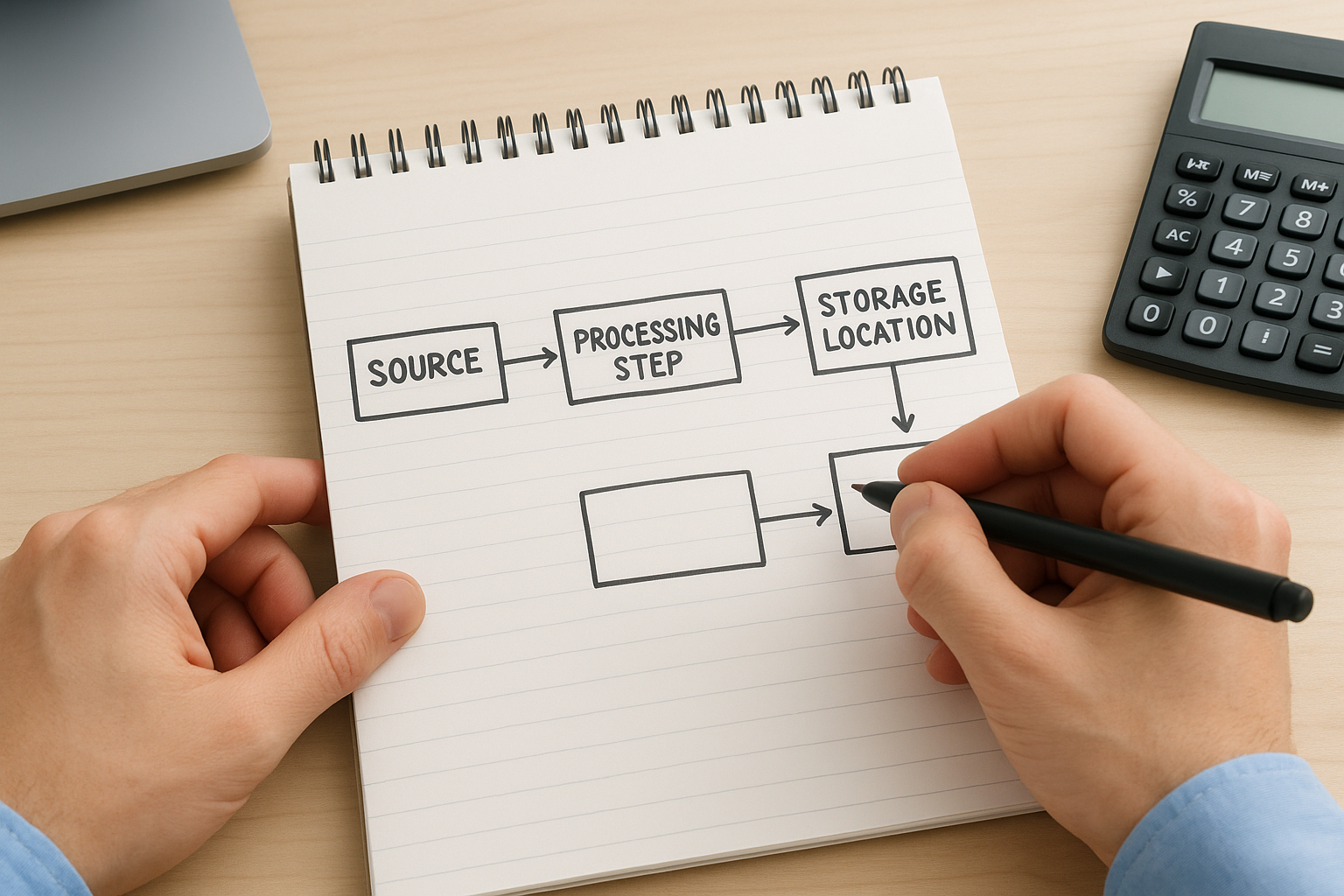 Create your data flow diagram